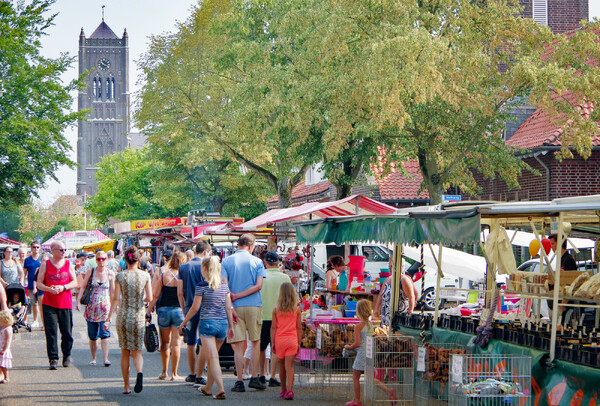 Woensdag 24 juli Vakantiejaarmarkt in Mill – reserveer tijdig ruimte