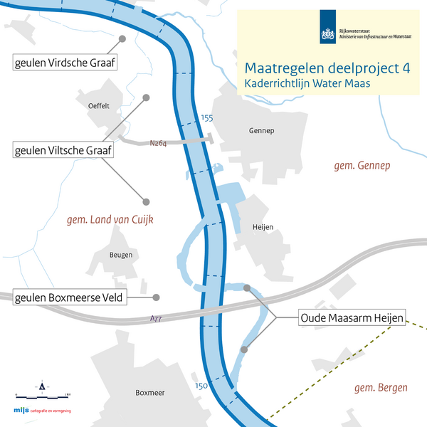 Ecologische verbeterplannen ter inzage voor 14 locaties langs de Limburgse en Brabantse Maas