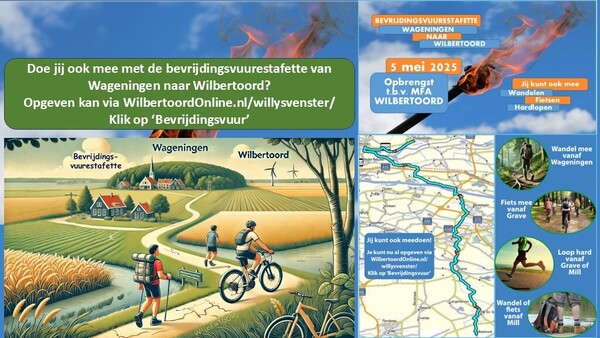 Bevrijdingsvuur bereikt Wilbertoord op 5 mei 2025