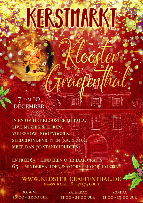 Kerstmarkt net over de grens