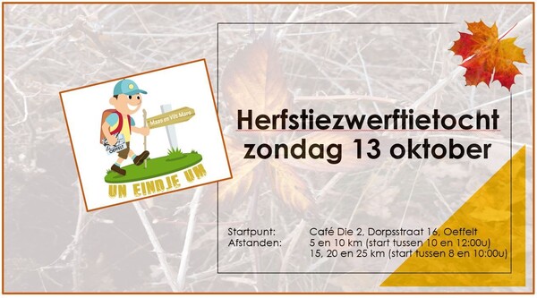 13 Oktober Herfstiezwerftietocht Oeffelt