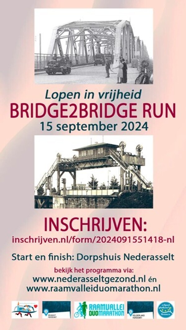 Bridge2Bridge Run onderdeel van herdenkingsprogramma ’80 jaar vrijheid’