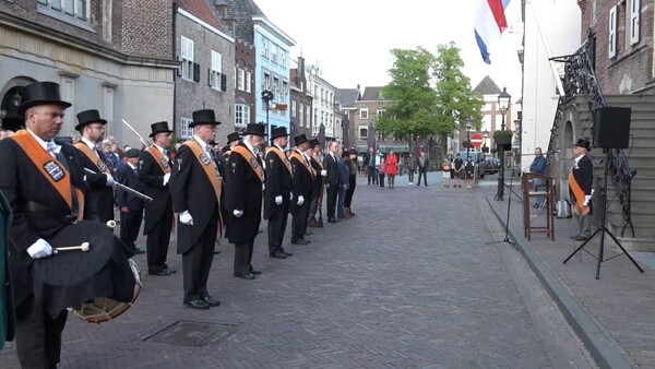 Dodenherdenking Grave op 4 mei met wethouder Joost Hendriks