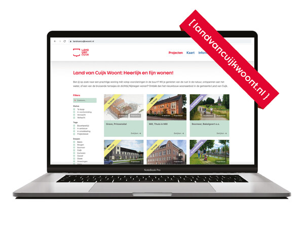 Gemeente Land van Cuijk lanceert online woonplatform