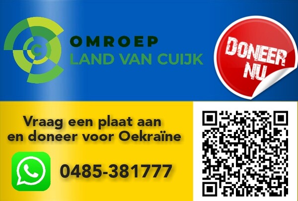 Ook Omroep Land van Cuijk in actie voor Oekraïne