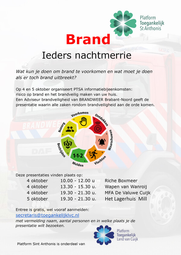 Brand is ieders nachtmerrie