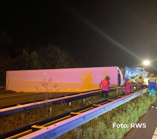 Ernstig ongeval A73 tussen Cuijk en Haps