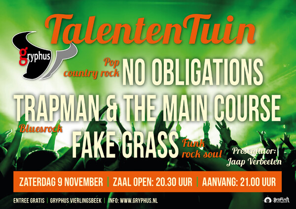 Open podium talententuin op 9 november