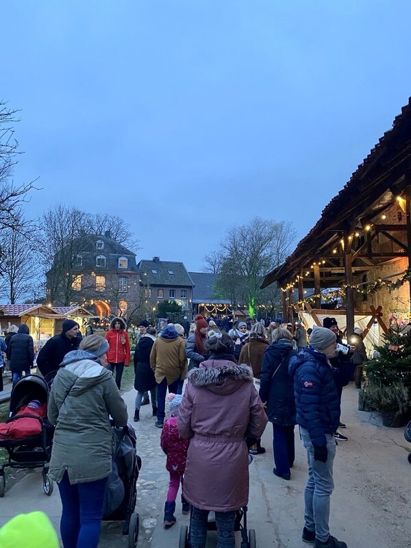 Kerstmarkt net over de grens