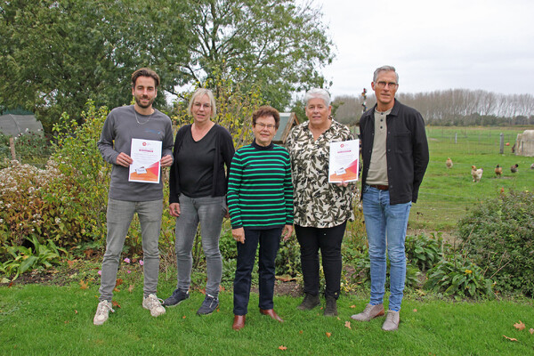 Certificaten Toegankelijkheid voor werkgroep Samen Dementie Vriendelijk en Zorgboerderij De Horst en Millsveld