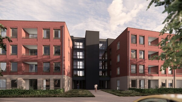 artist impression appartementen ‘Kralensnoer’ in Cuijk 