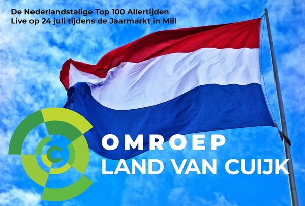 Nederlandstalige Top 100 Allertijden vandaag live vanaf de jaarmarkt in Mill