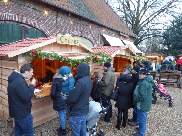 Kerstmarkt net over de grens