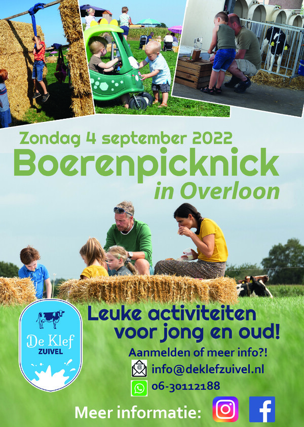 Boerenpicknick 2022 bij De Klef Zuivel