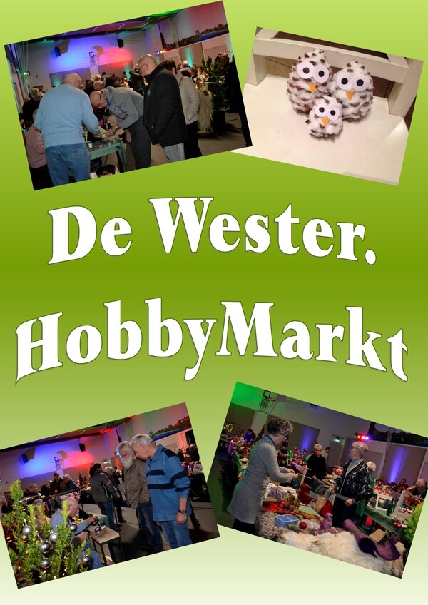 Hobbymarkt op 10 december in Mill