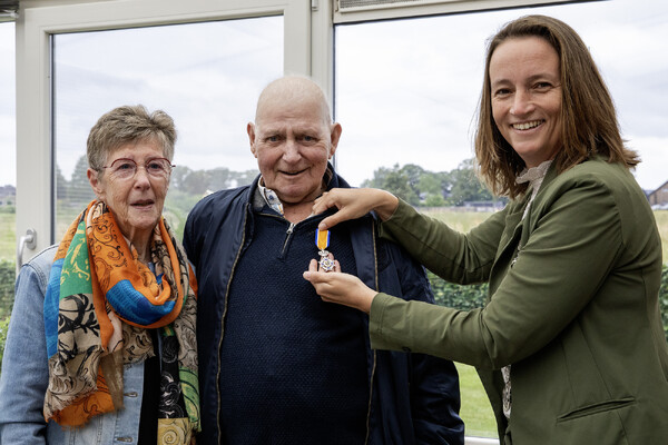 Koninklijke Onderscheiding voor Gerrit de Klein uit Langenboom