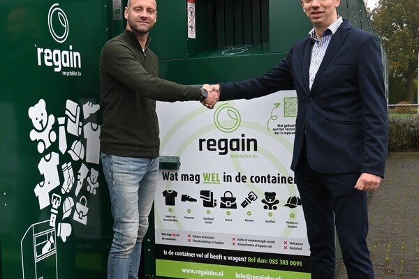 Regain Recycables uit Cuijk nieuwe inzamelaar voor textiel