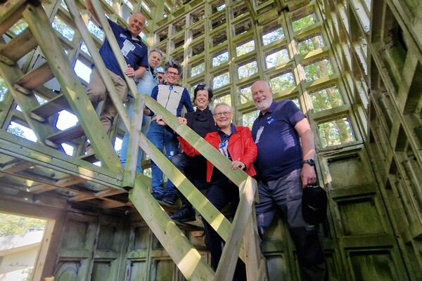 200ste bezoeker aan de Luchtwachttoren Maashees op Open Monumentendag