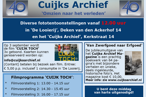 Fototentoonstelling Cuijks Archief