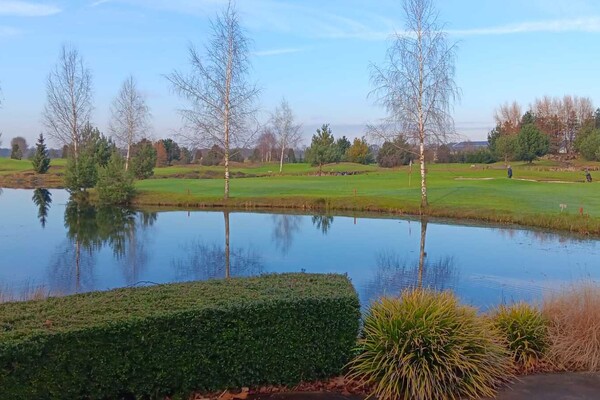 Fotogenieke Golfbaan Overloon biedt verrassend goede winterse speelcondities