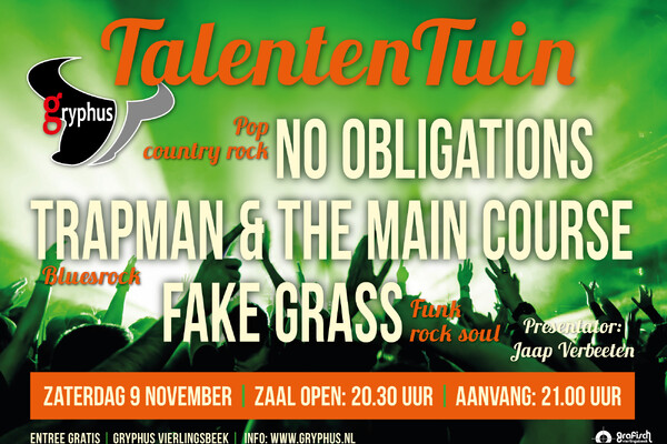 Open podium talententuin op 9 november