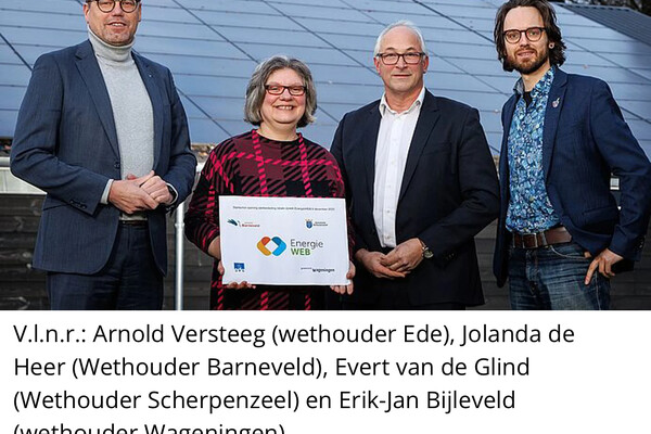 Gemeente als afnemer stimuleert opwekking duurzame energie