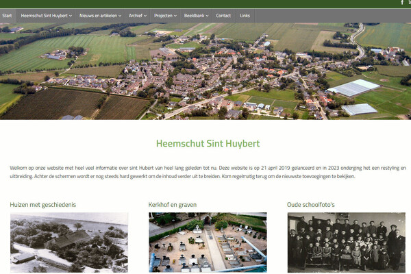 Stichting Heemschut Sint Huybert presenteert vernieuwde website